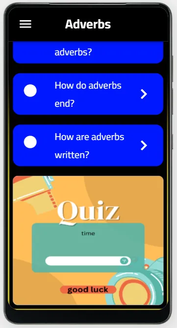 Adverbs | Indus Appstore | Screenshot