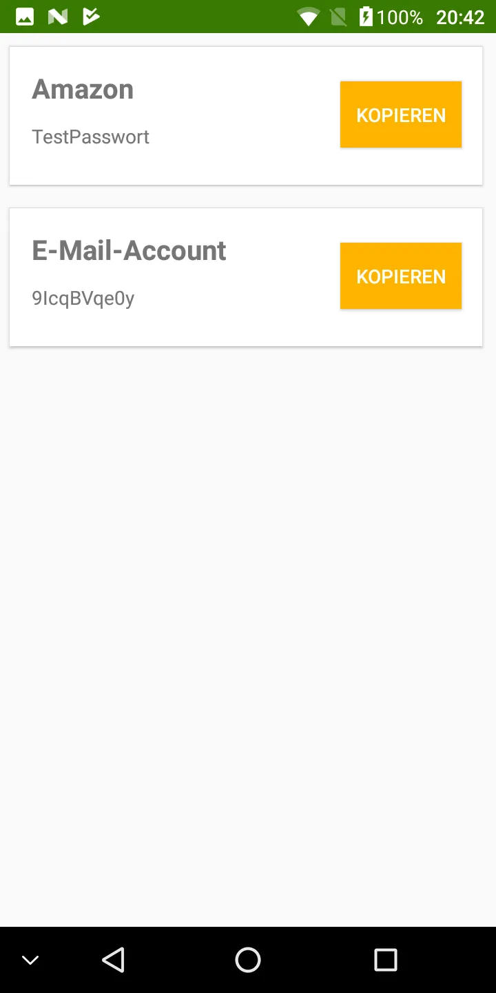 Passwort Manager verwalten | Indus Appstore | Screenshot