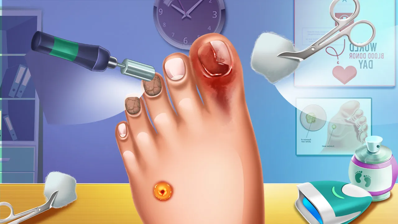 Foot Care Offline Doctor Games | Indus Appstore | Screenshot