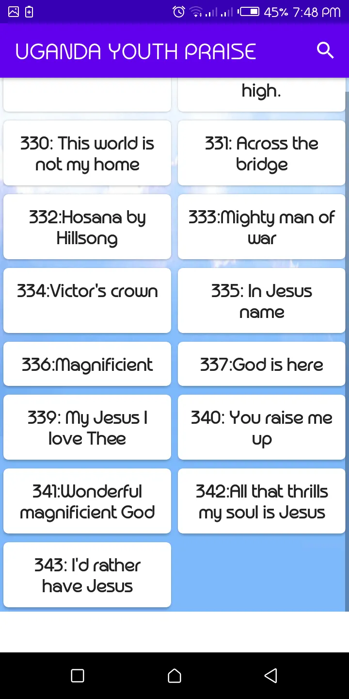 Uganda Youth Praise:HymnsSongs | Indus Appstore | Screenshot