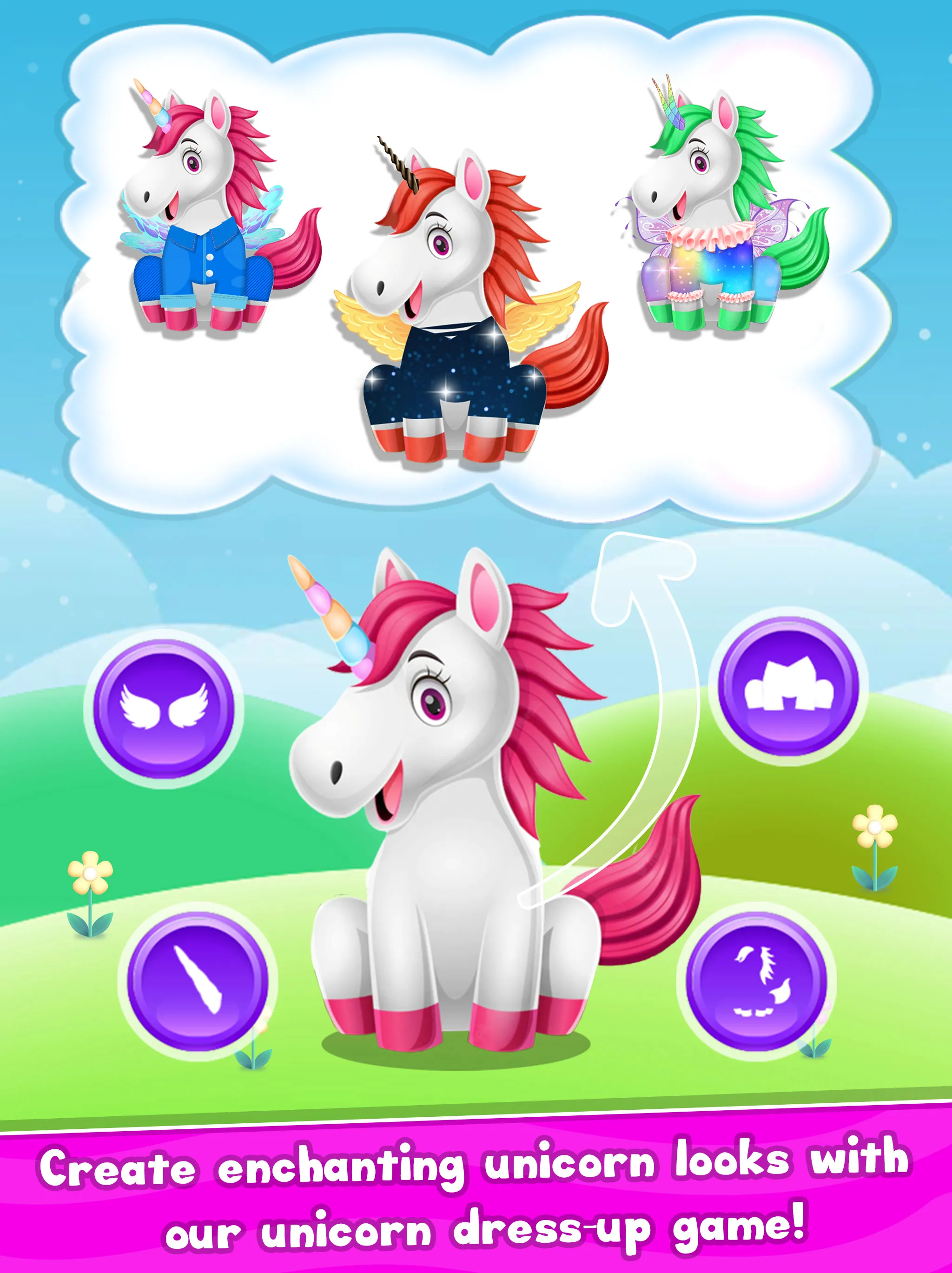 Baby Unicorn Phone For Kids | Indus Appstore | Screenshot