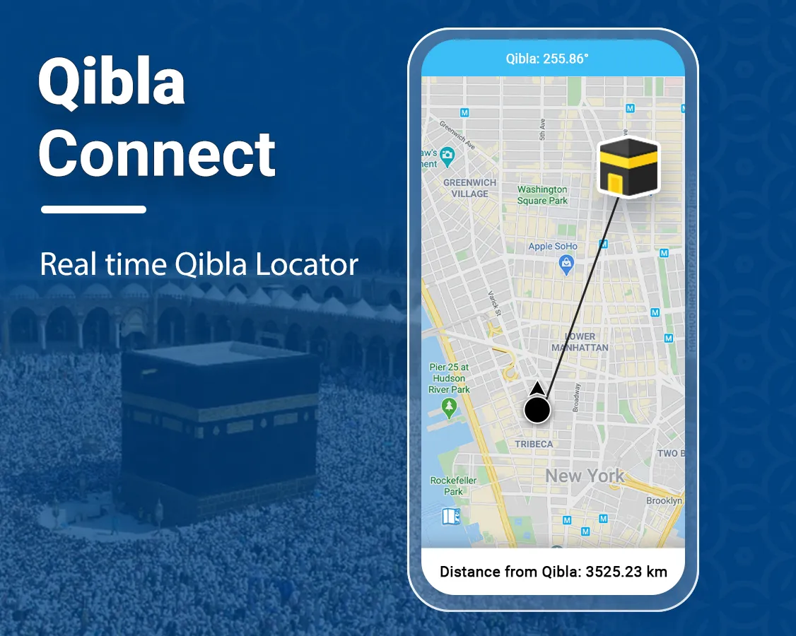 Qibla Connect: Qibla Direction | Indus Appstore | Screenshot