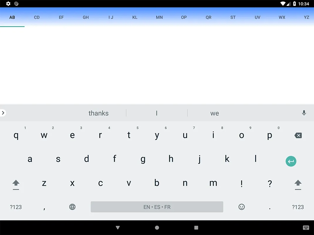 Alphabetical Notepad | Indus Appstore | Screenshot