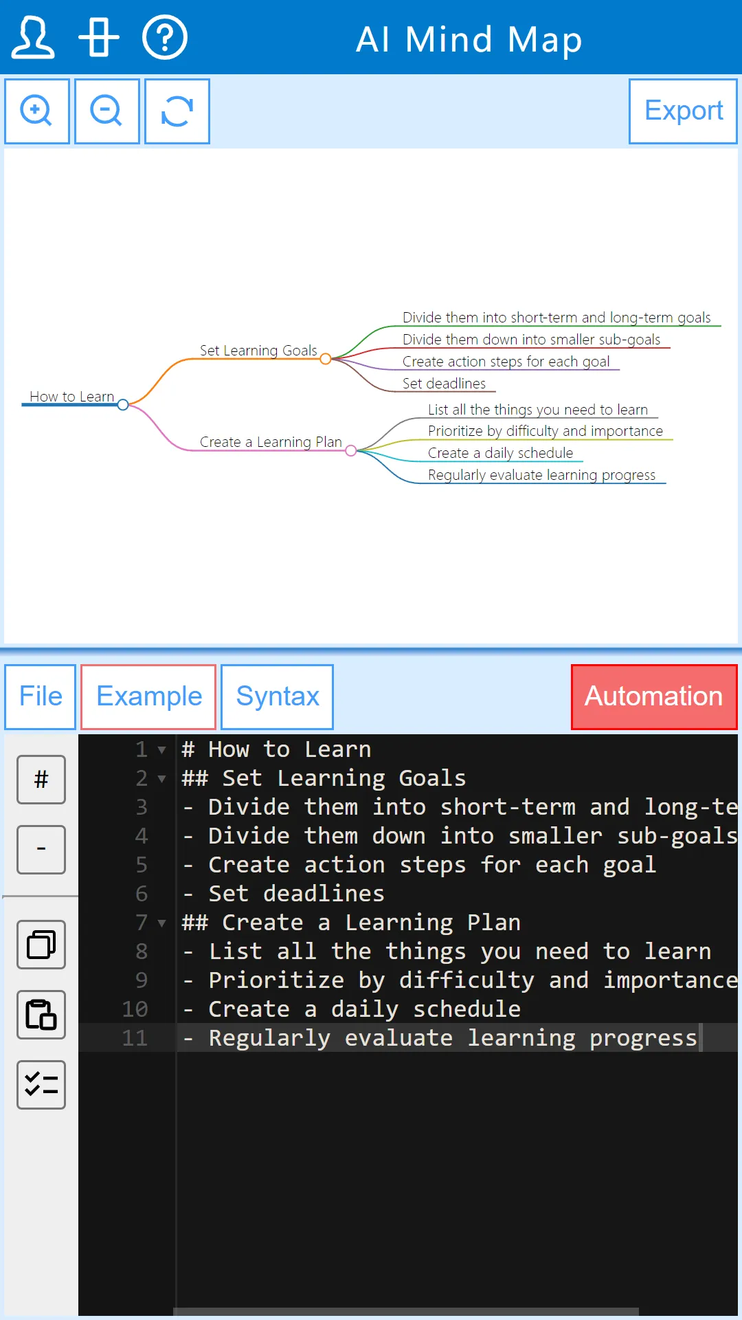 AI Markmap Mind Map Generator | Indus Appstore | Screenshot