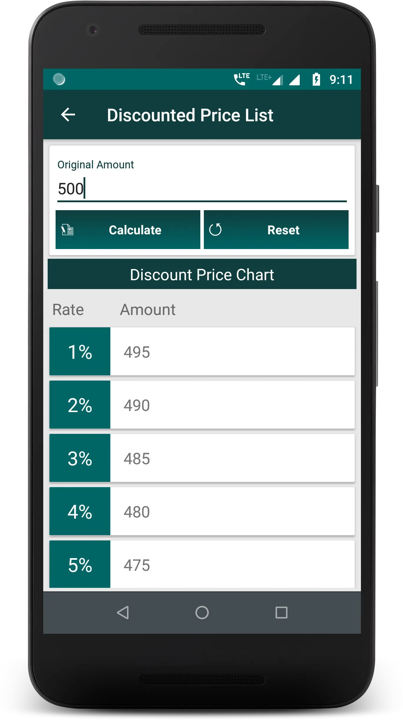 Discount Calculator | Indus Appstore | Screenshot