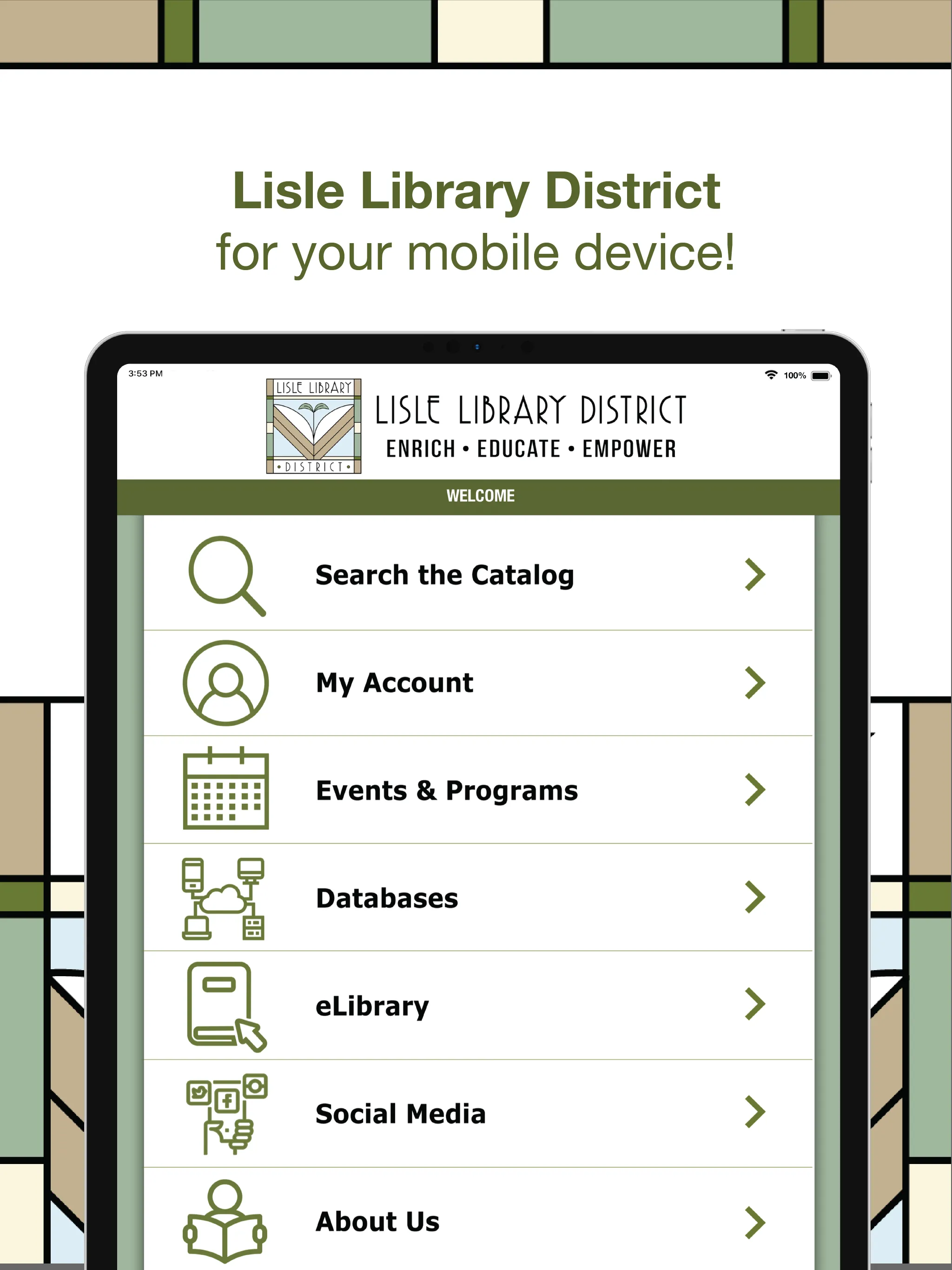 Lisle Library District | Indus Appstore | Screenshot