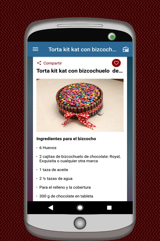 Recetas de Postres y Tortas | Indus Appstore | Screenshot