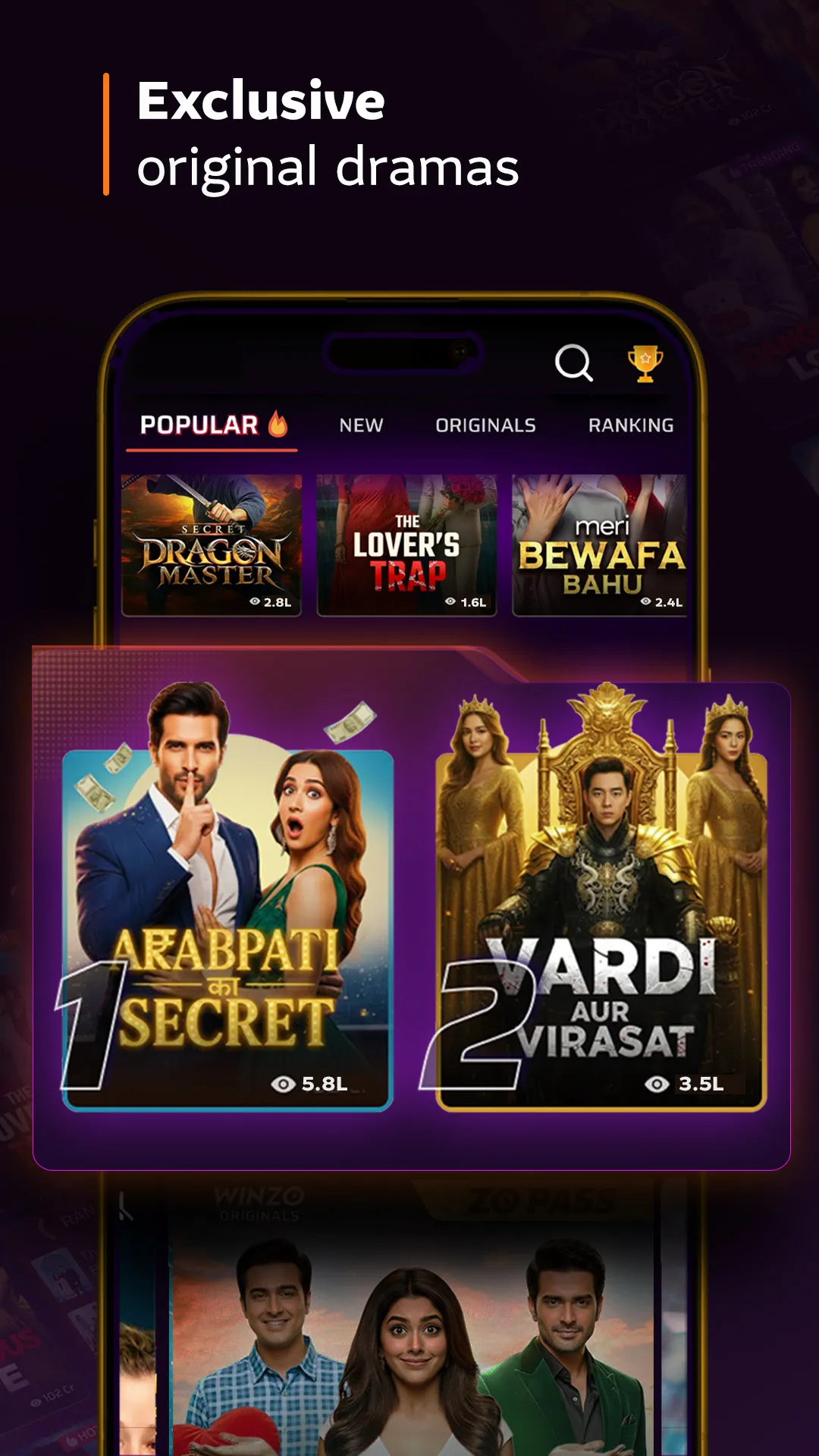 ZO TV: Dramas, Movies & Reels | Indus Appstore | Screenshot