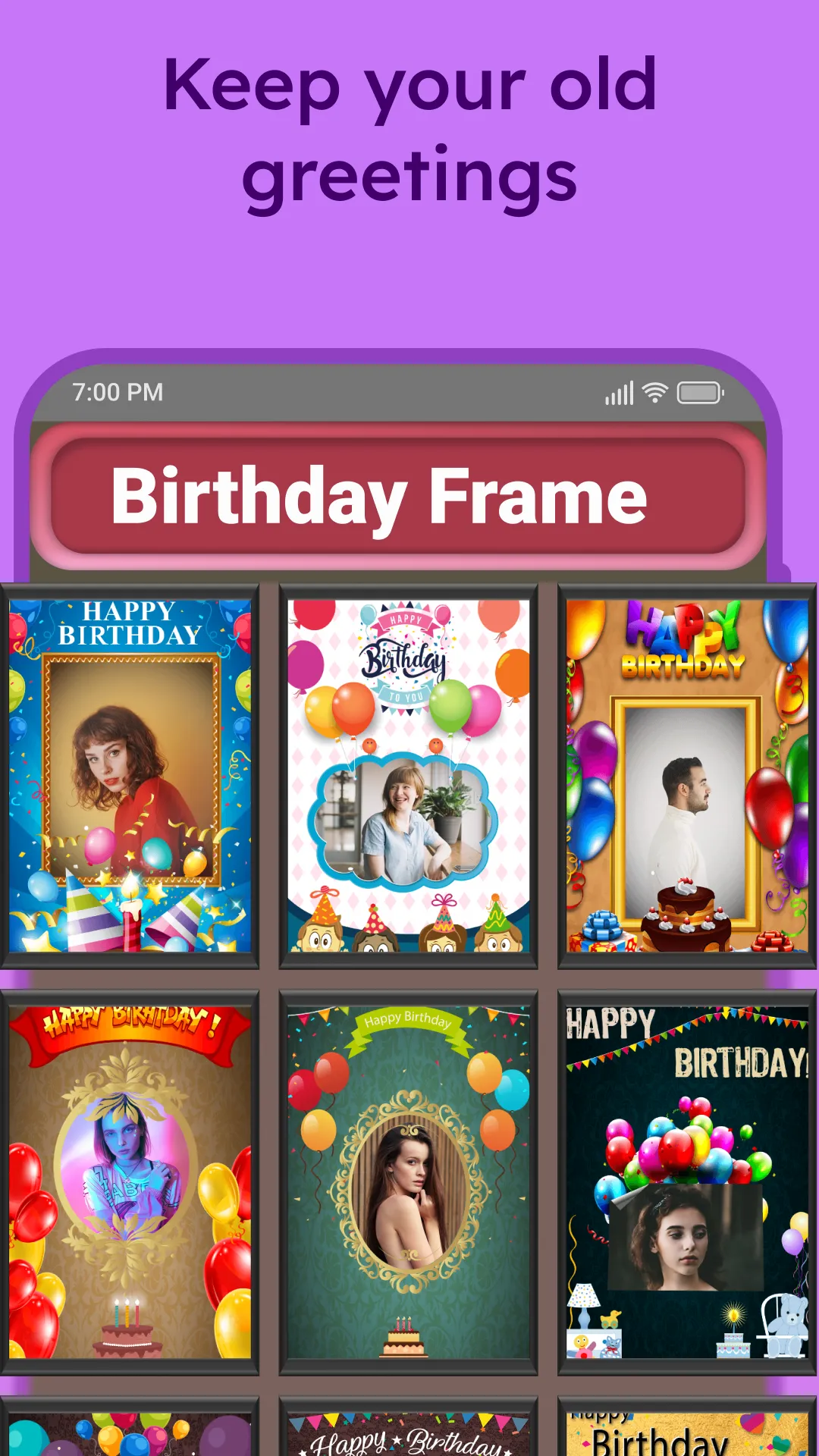 Birthday Photo Frame Maker | Indus Appstore | Screenshot
