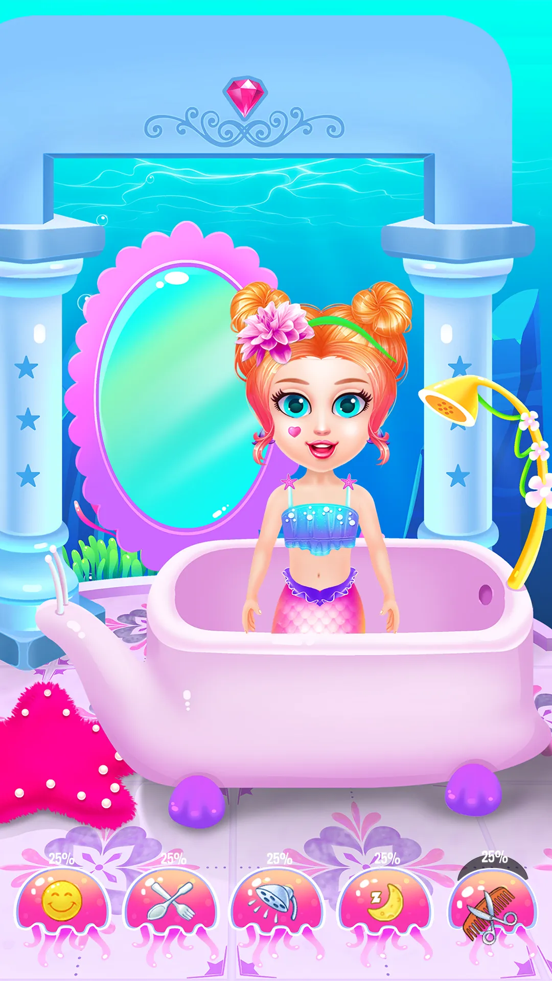 Princess Mermaid At Hair Salon | Indus Appstore | Screenshot
