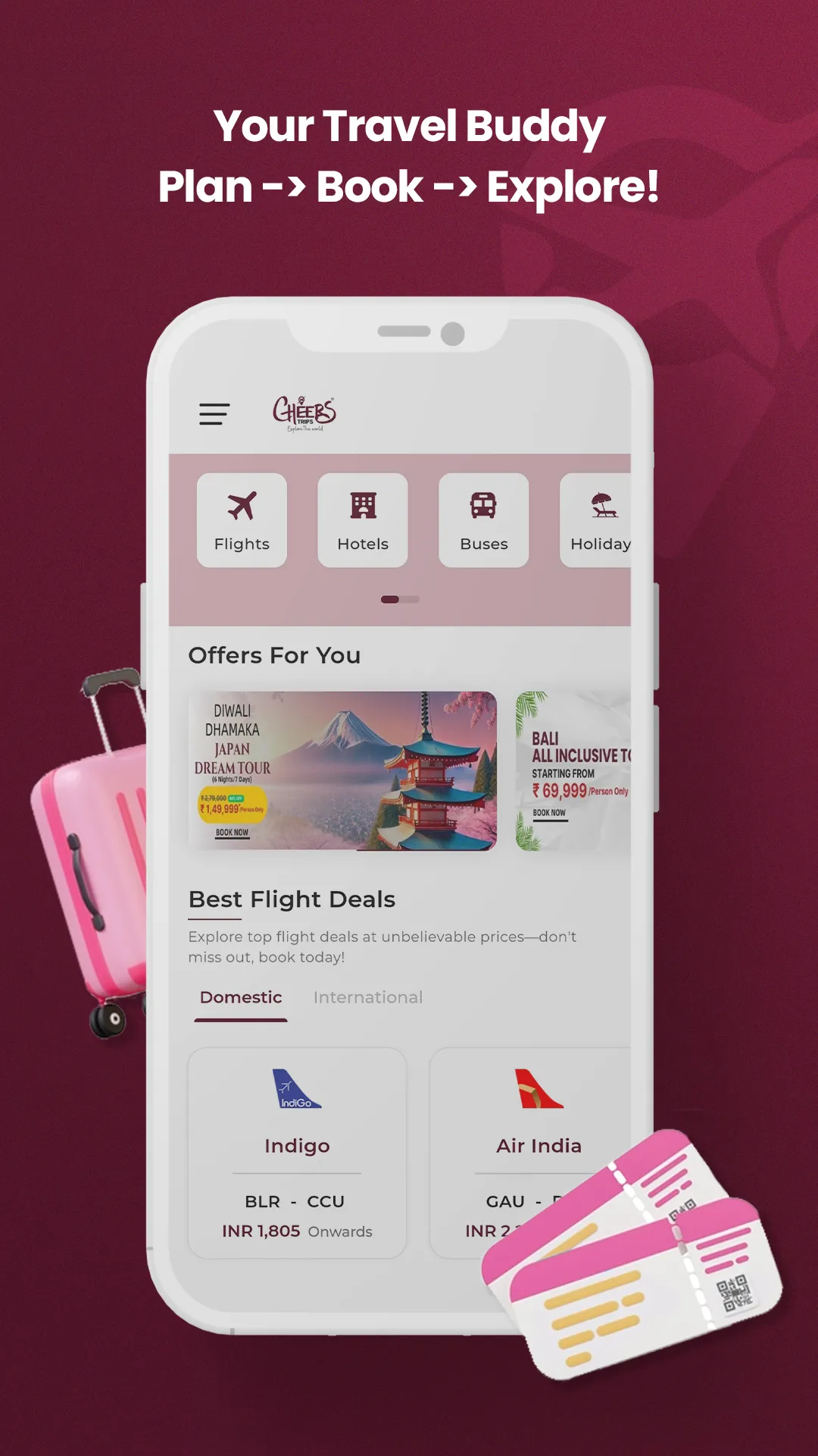 Cheers Trips | Indus Appstore | Screenshot