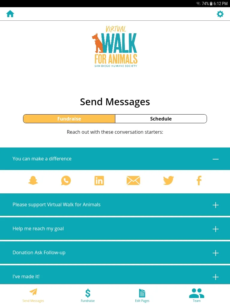 SDHS Walk for Animals | Indus Appstore | Screenshot