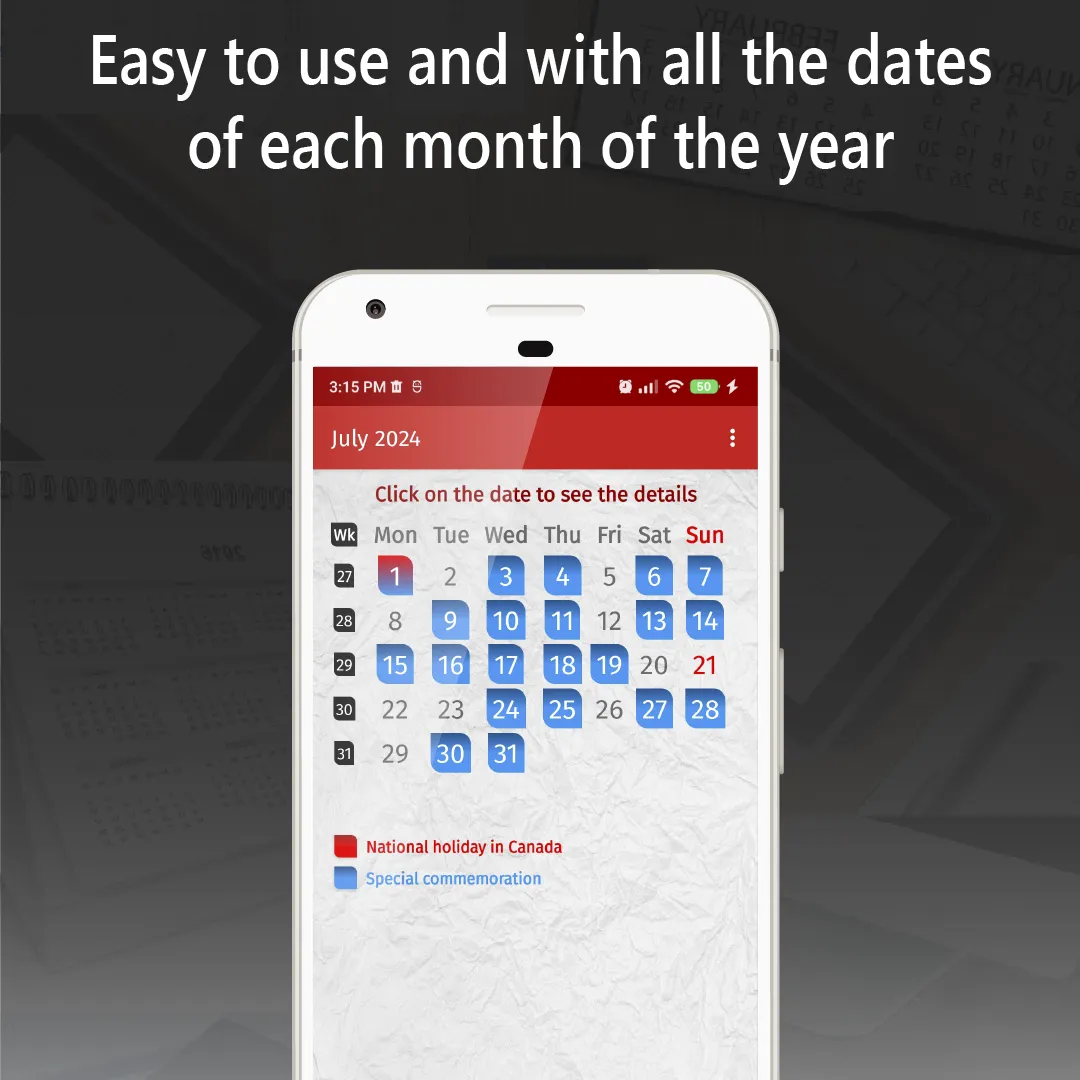 canada calendar 2024 | Indus Appstore | Screenshot