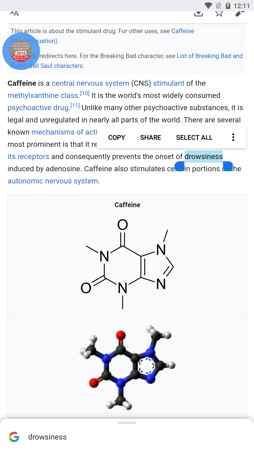 Clinicians Drug Reference | Indus Appstore | Screenshot