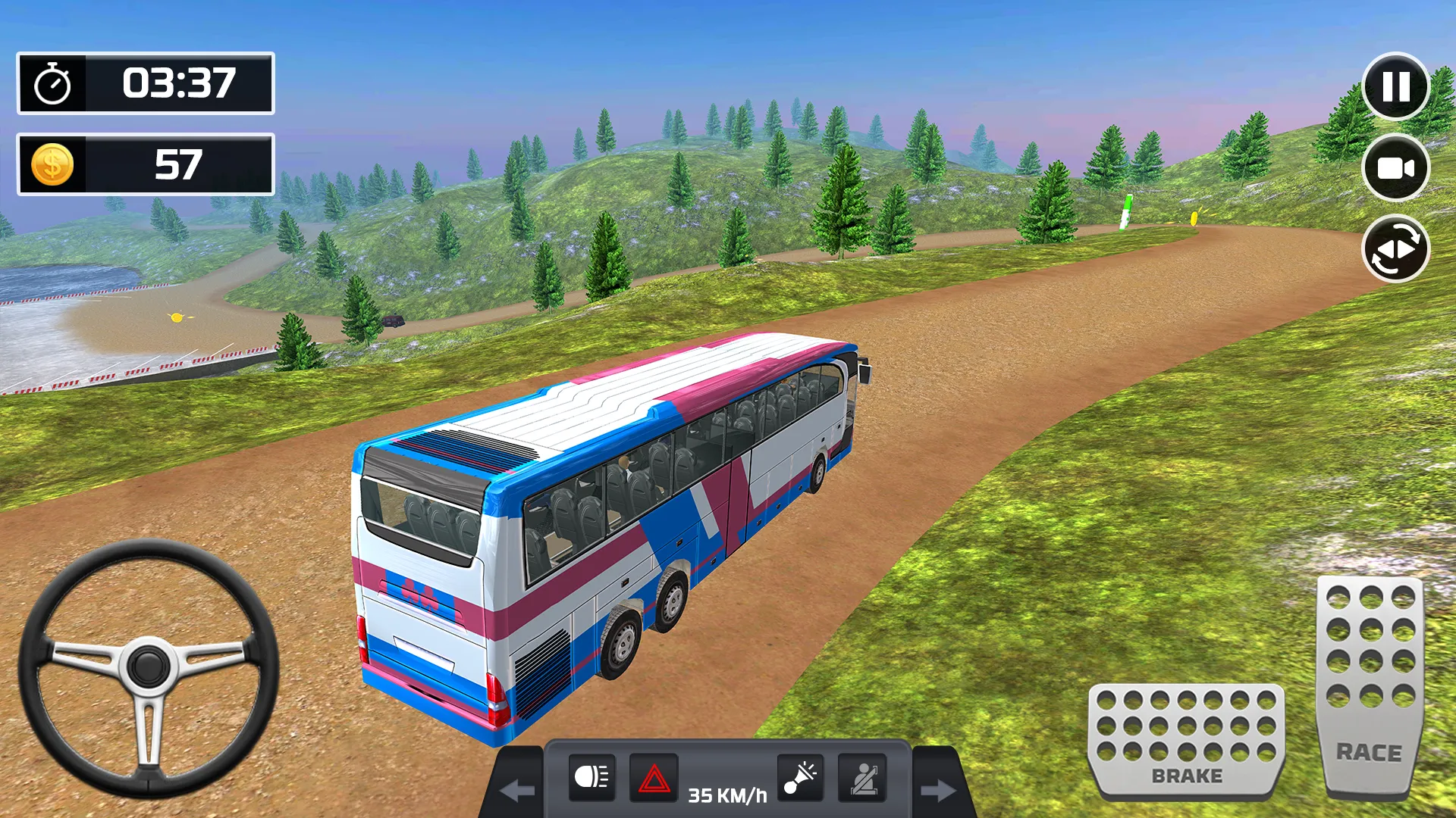 Offroad Bus Simulator Bus Game | Indus Appstore | Screenshot