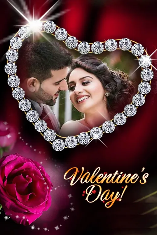 Valentine's Photo Frame 2024 | Indus Appstore | Screenshot