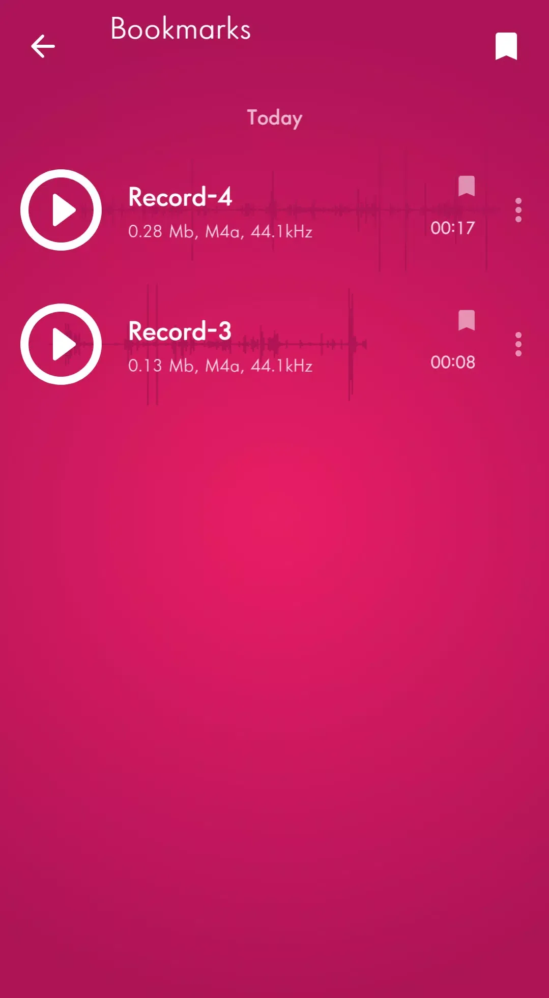 HD Audio & Sound Recorder | Indus Appstore | Screenshot