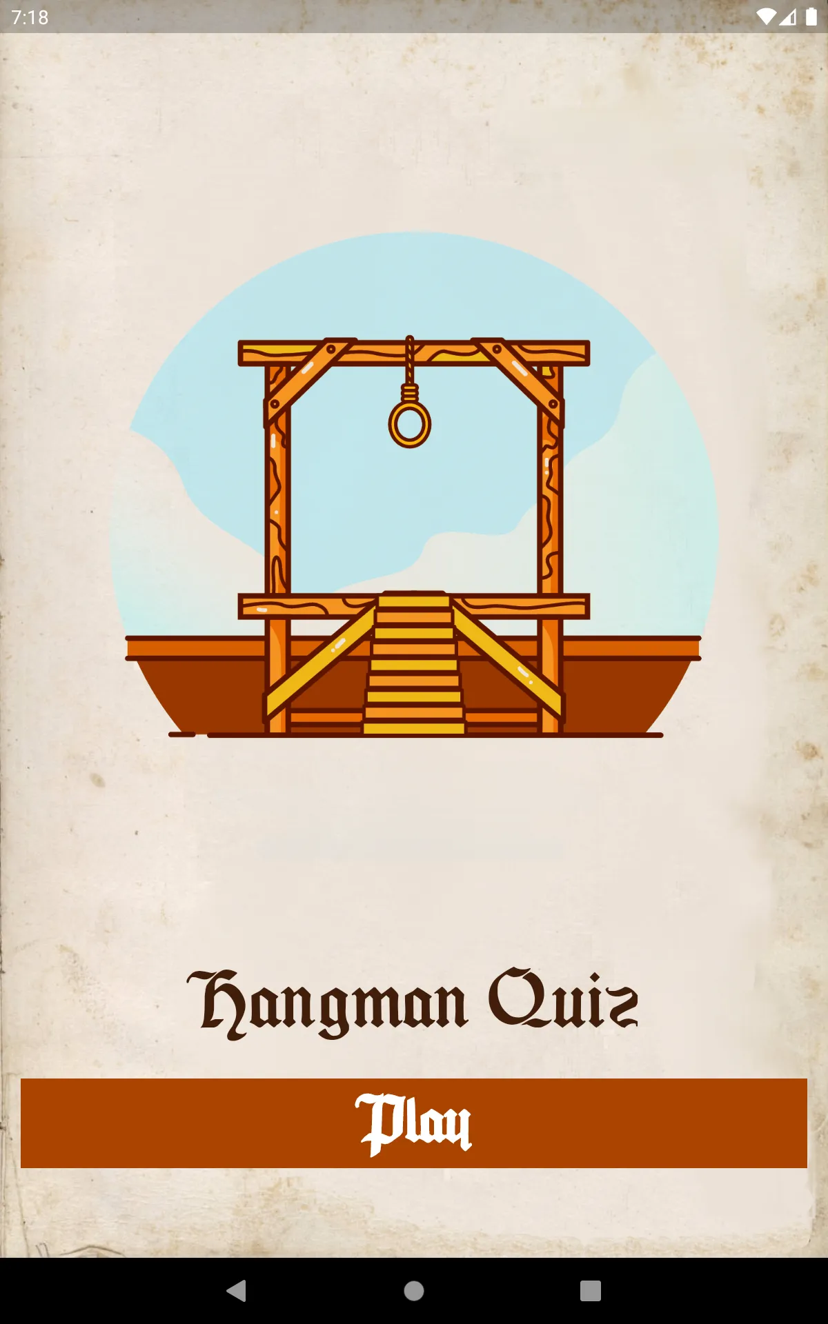 Hangman Quiz | Indus Appstore | Screenshot