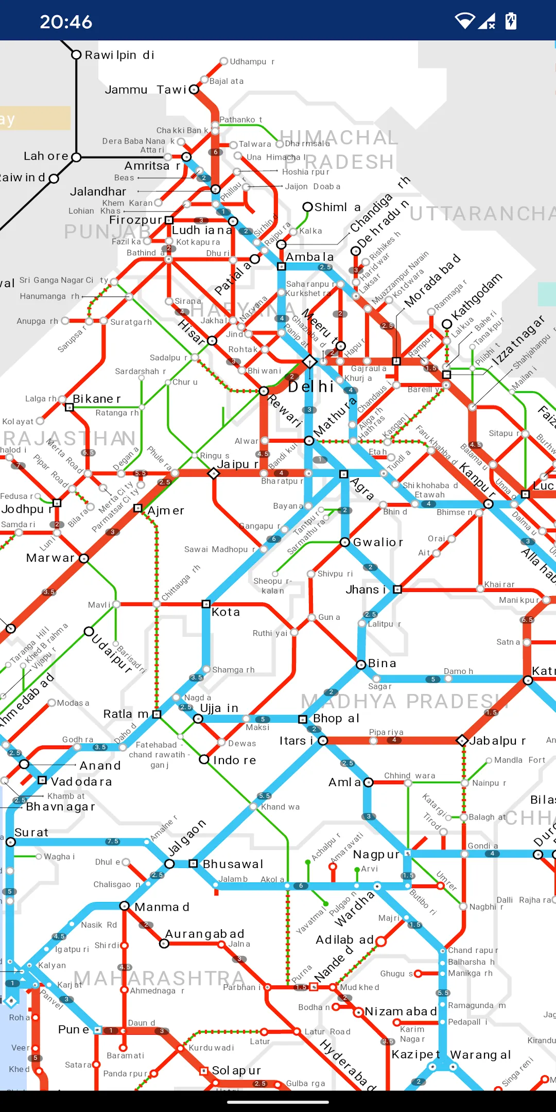 Delhi Metro Map (Offline) | Indus Appstore | Screenshot