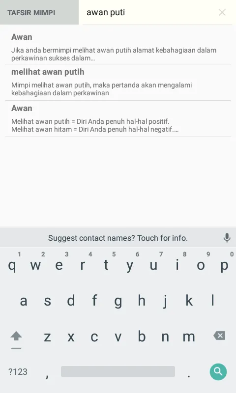 Tafsir Mimpi (Offline) | Indus Appstore | Screenshot