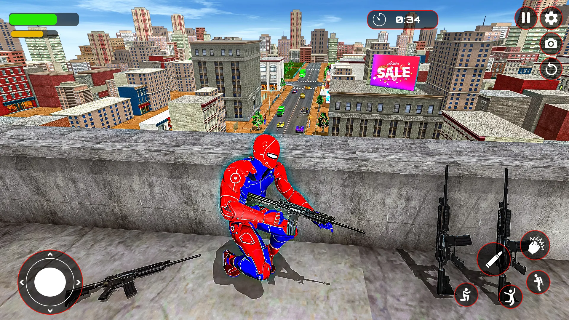 Spider Rope Hero Gangster City | Indus Appstore | Screenshot