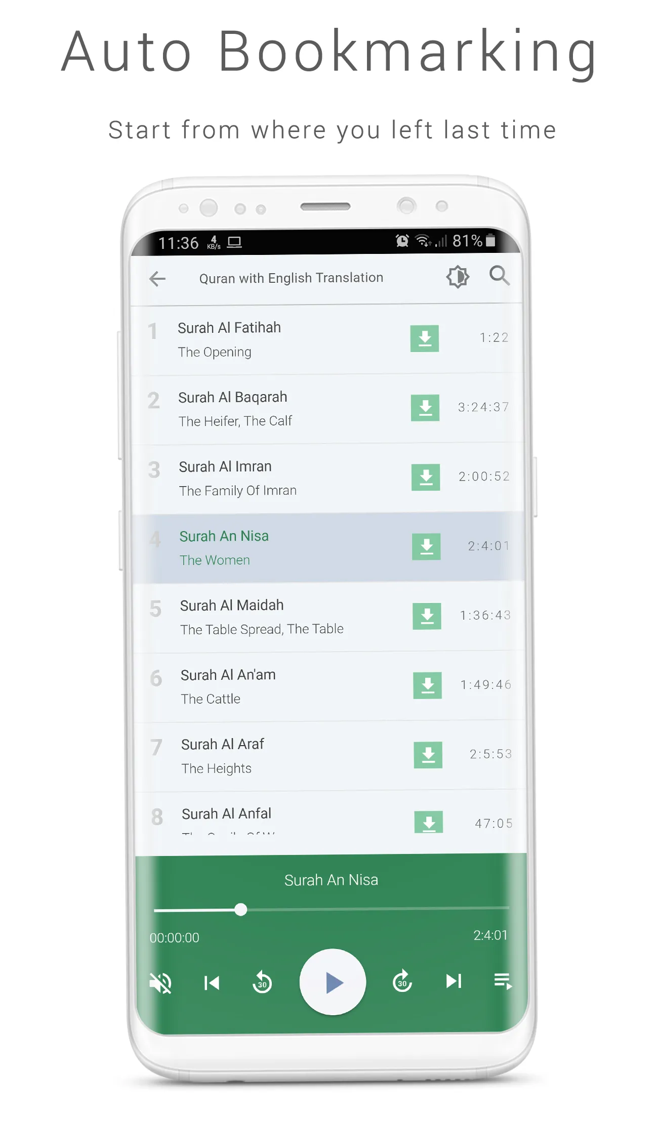 Mobi Quran - Audio Quran App | Indus Appstore | Screenshot