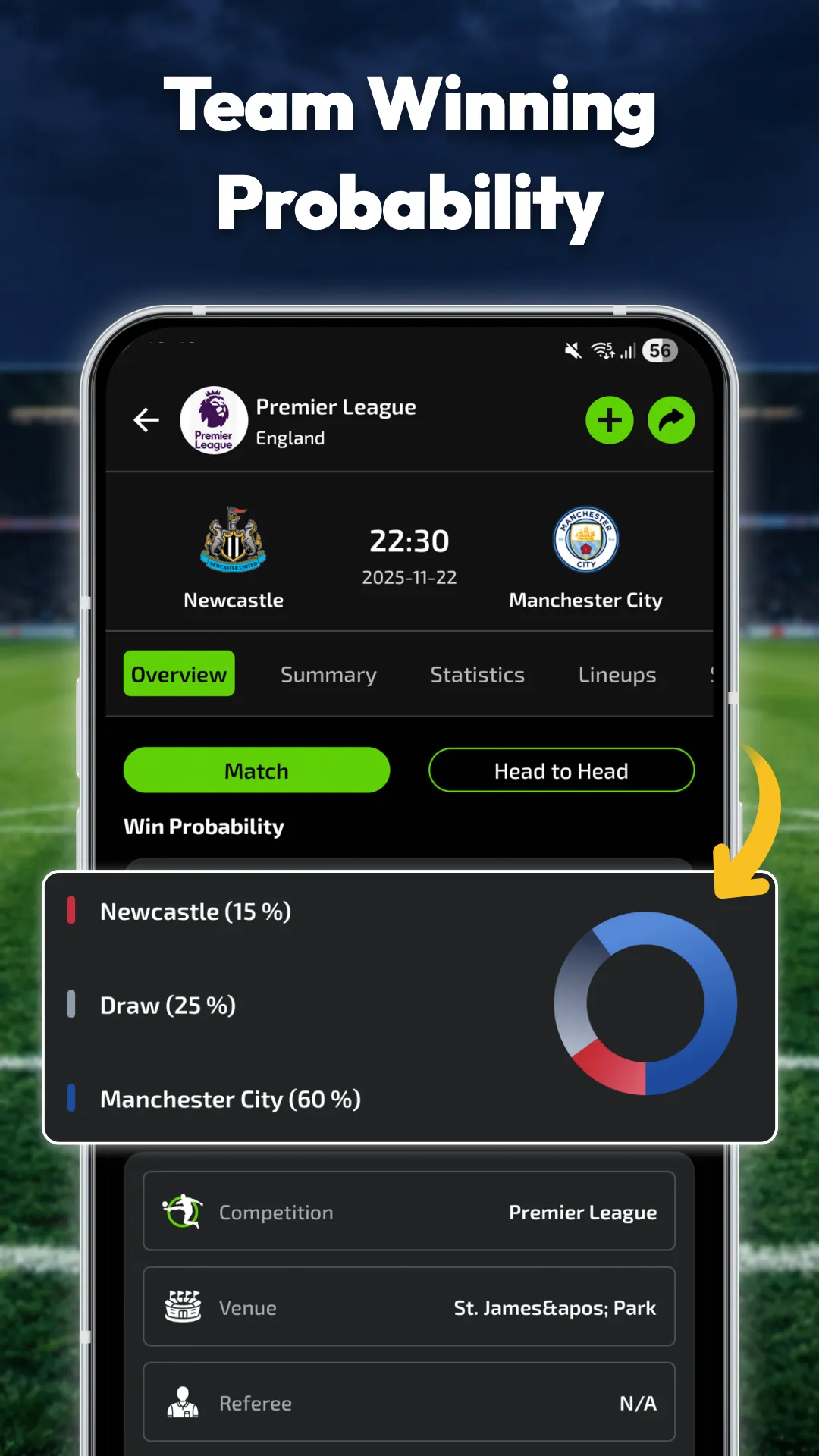 Football Live Scores Match | Indus Appstore | Screenshot