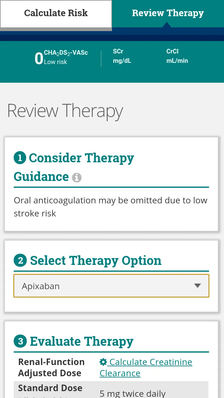 AnticoagEvaluator | Indus Appstore | Screenshot