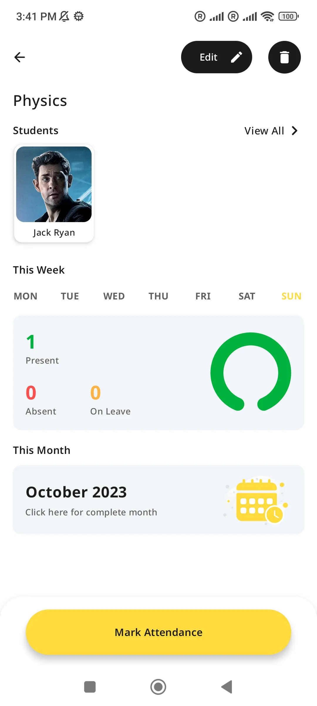 Mark Attendance | Indus Appstore | Screenshot