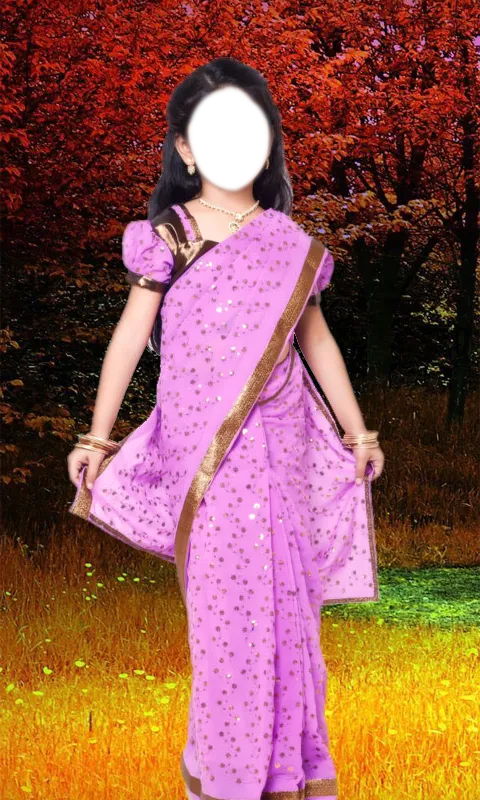 Kids Saree Photo Maker | Indus Appstore | Screenshot