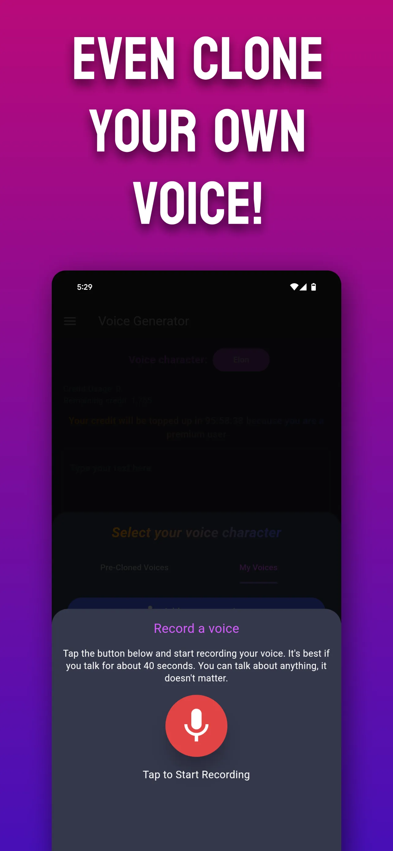 AI Voice Generator - SEDA | Indus Appstore | Screenshot