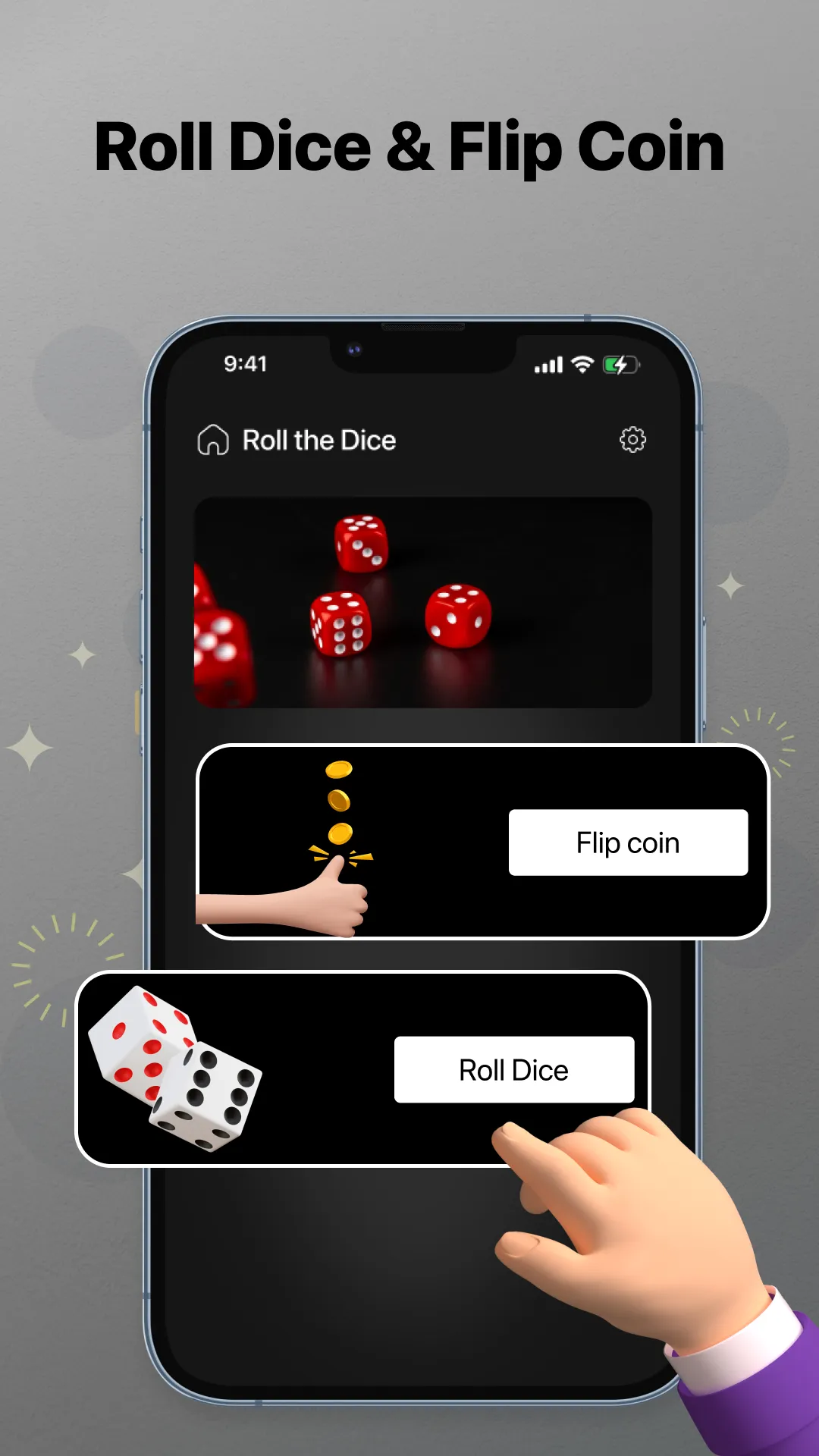 Roll the Dice & Coin Flip | Indus Appstore | Screenshot