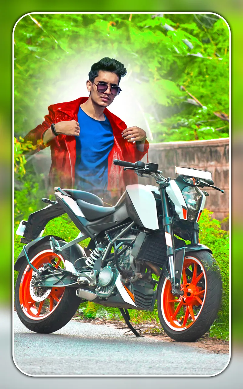 Bike photo editor rider frames | Indus Appstore | Screenshot