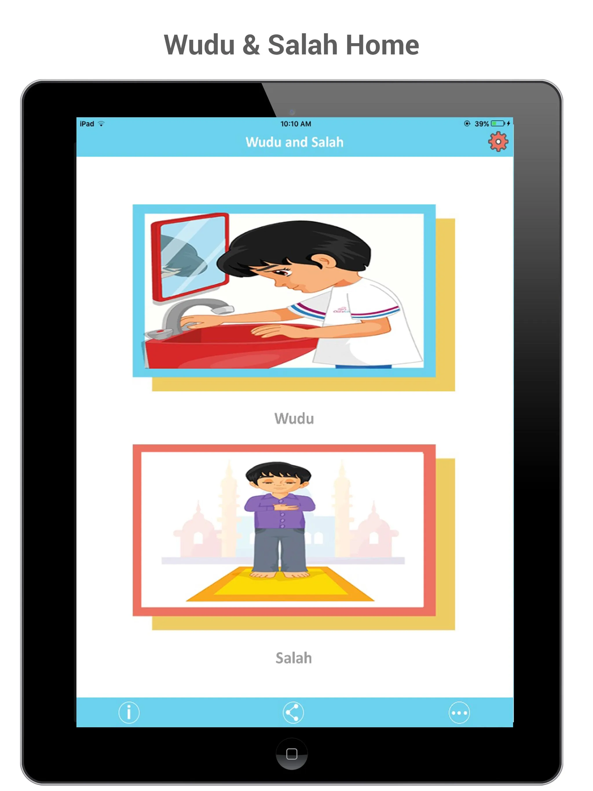 Muslim kids guide Salah & Wudu | Indus Appstore | Screenshot