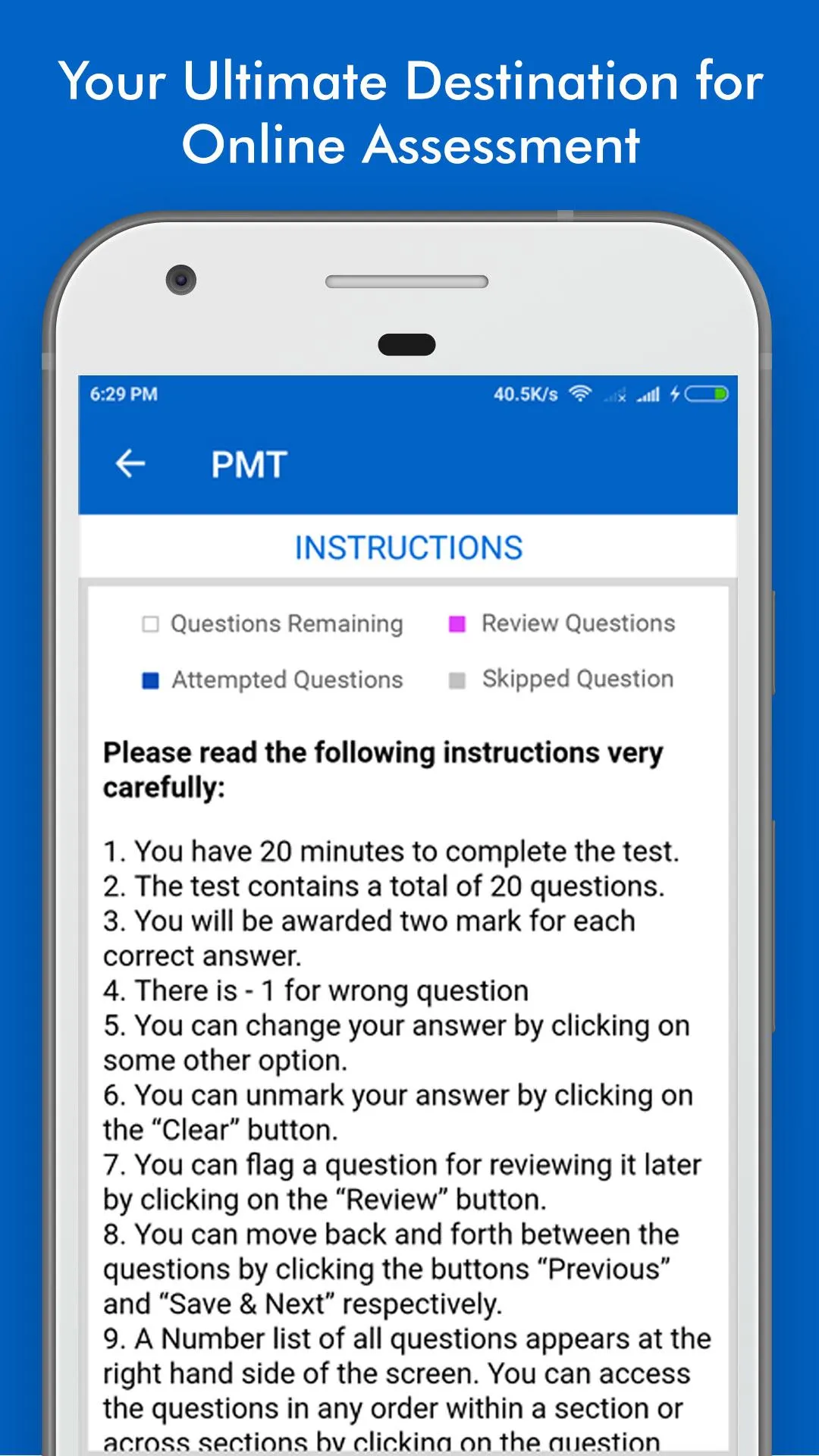 Think Exam | Indus Appstore | Screenshot