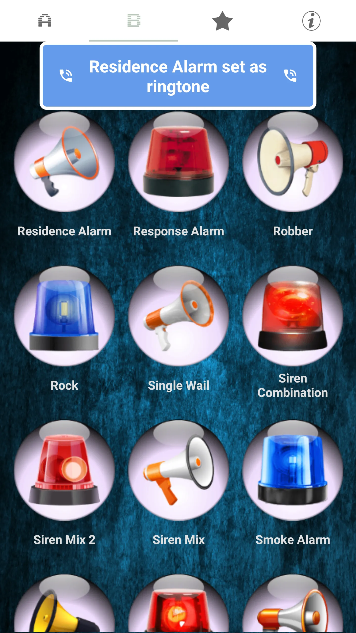 LOUD Emergency Ringtones | Indus Appstore | Screenshot