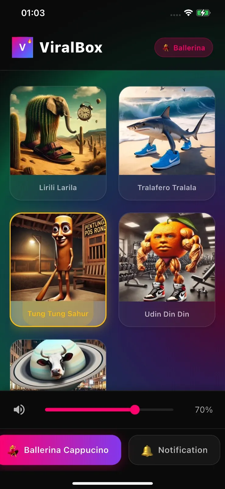Italian brainrot Soundboard | Indus Appstore | Screenshot