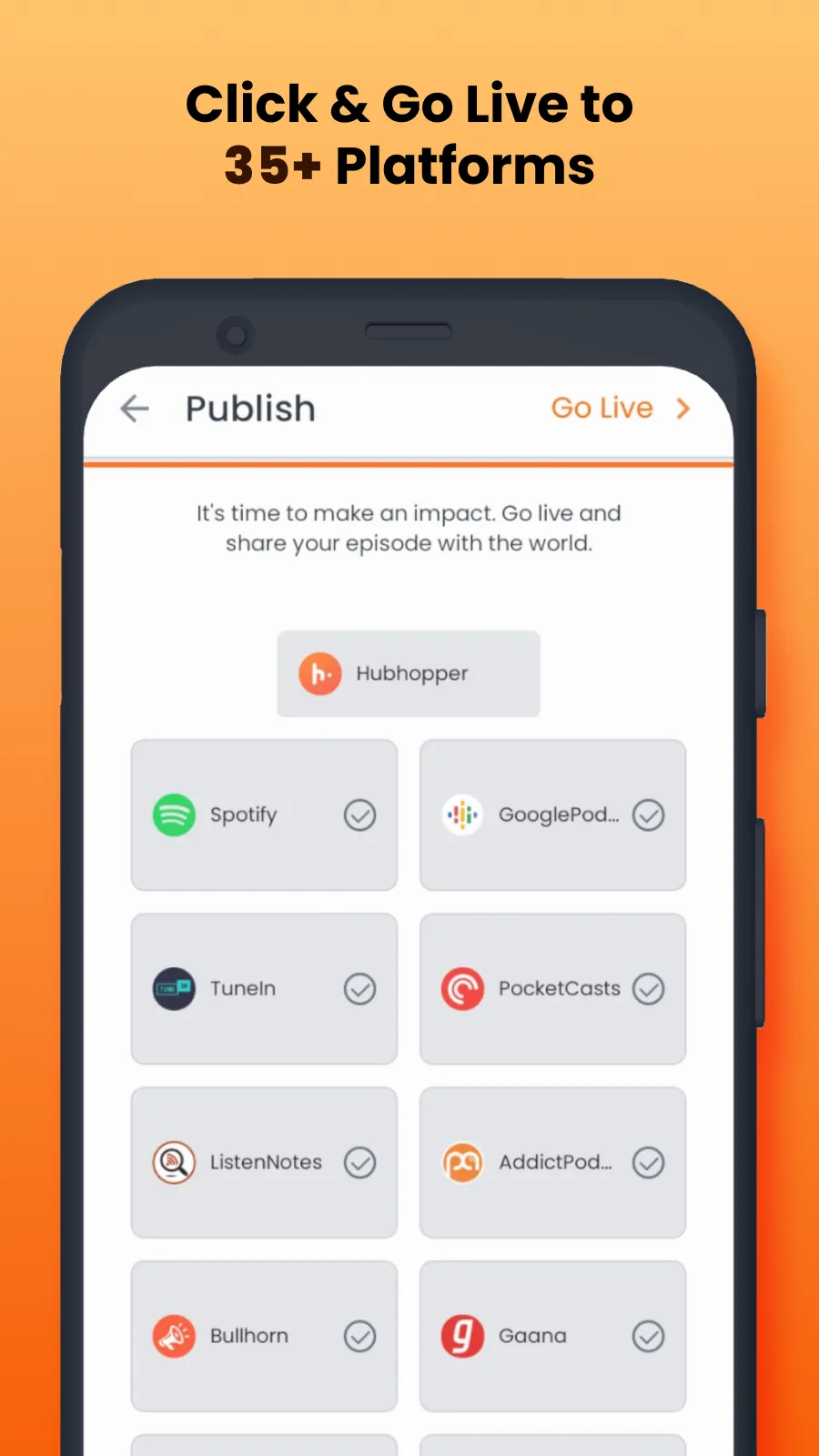 Hubhopper - Start your podcast | Indus Appstore | Screenshot