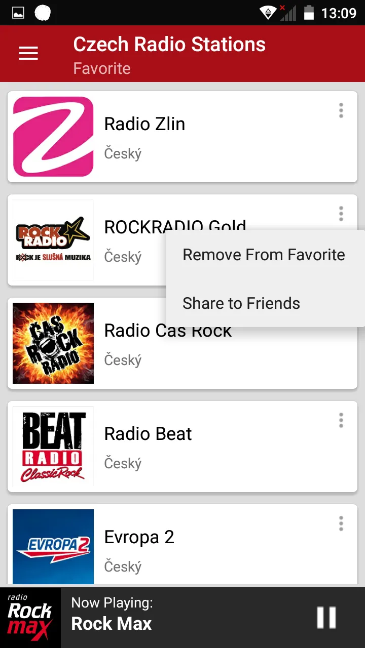 Czech Radio Stations | Indus Appstore | Screenshot