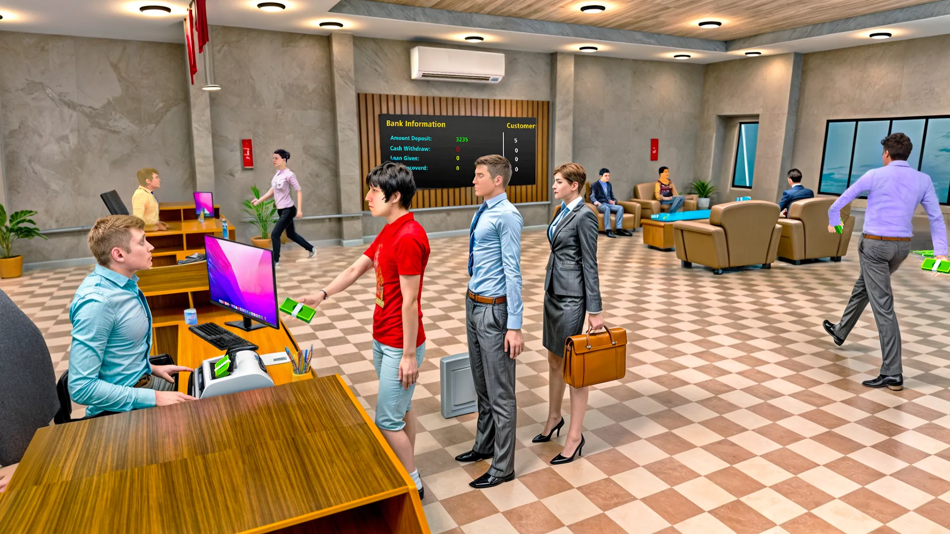 Idle Bank Simulator Money Game | Indus Appstore | Screenshot