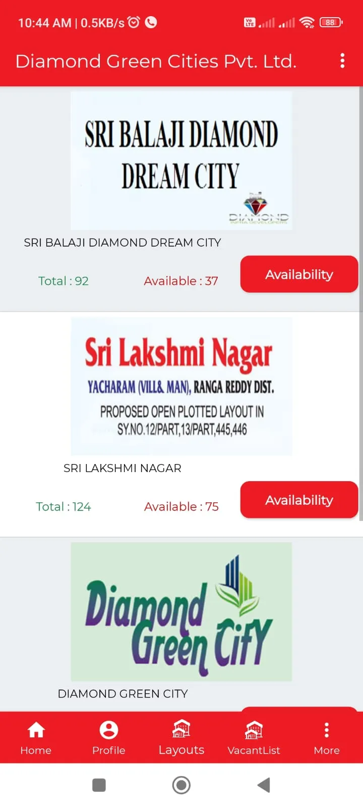 Diamond Green Cities Pvt. Ltd. | Indus Appstore | Screenshot