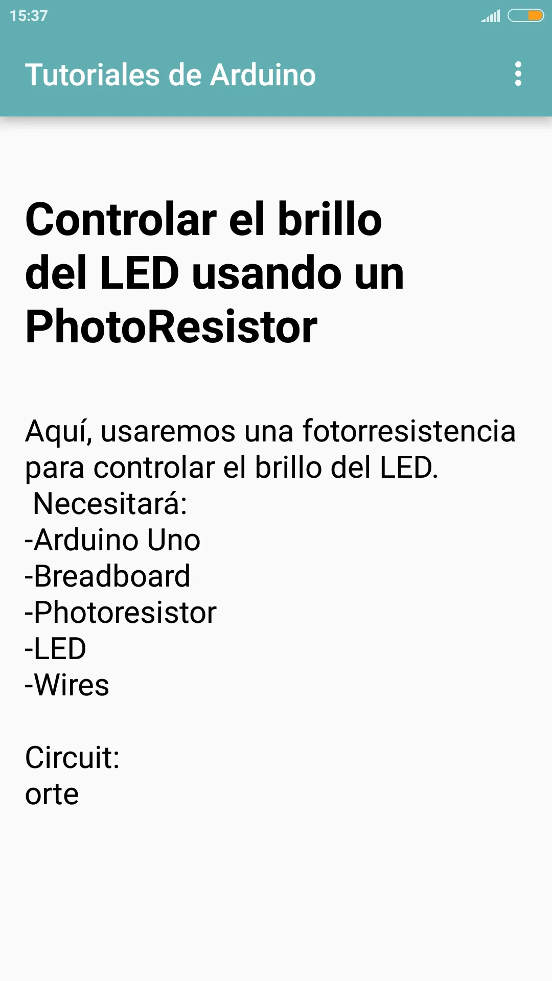 Arduino Español | Indus Appstore | Screenshot