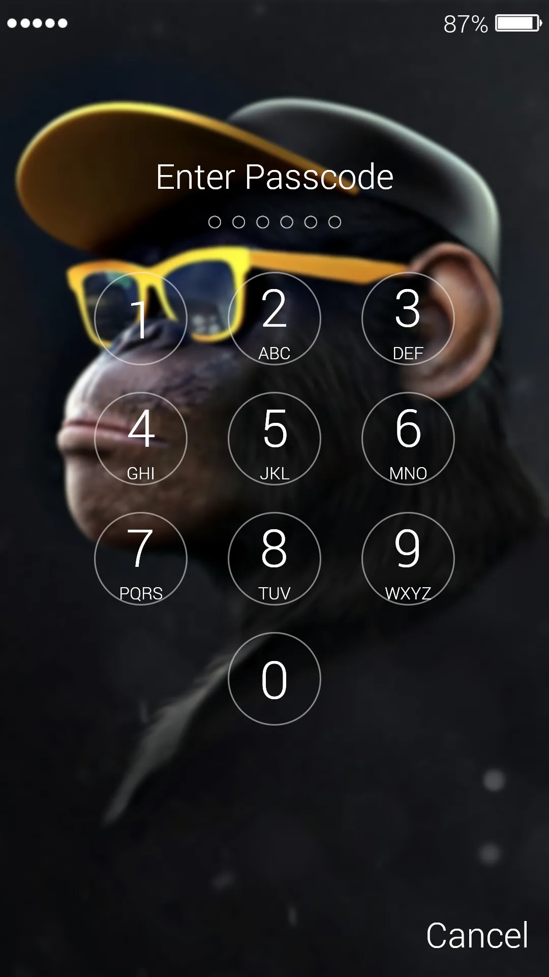 Monkey Lock Screen & Wallpaper | Indus Appstore | Screenshot