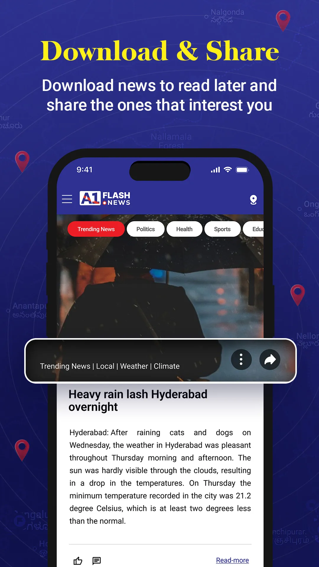 A1 Flash News | Indus Appstore | Screenshot