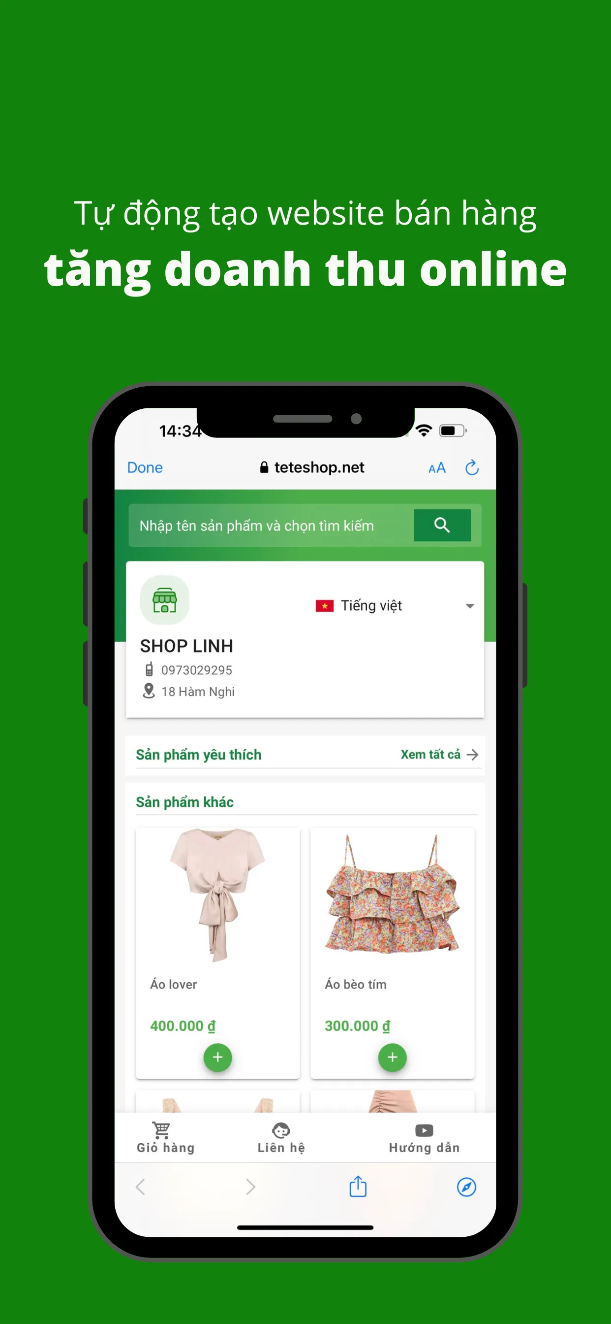 TeteShop - Sổ tay bán hàng 4.0 | Indus Appstore | Screenshot