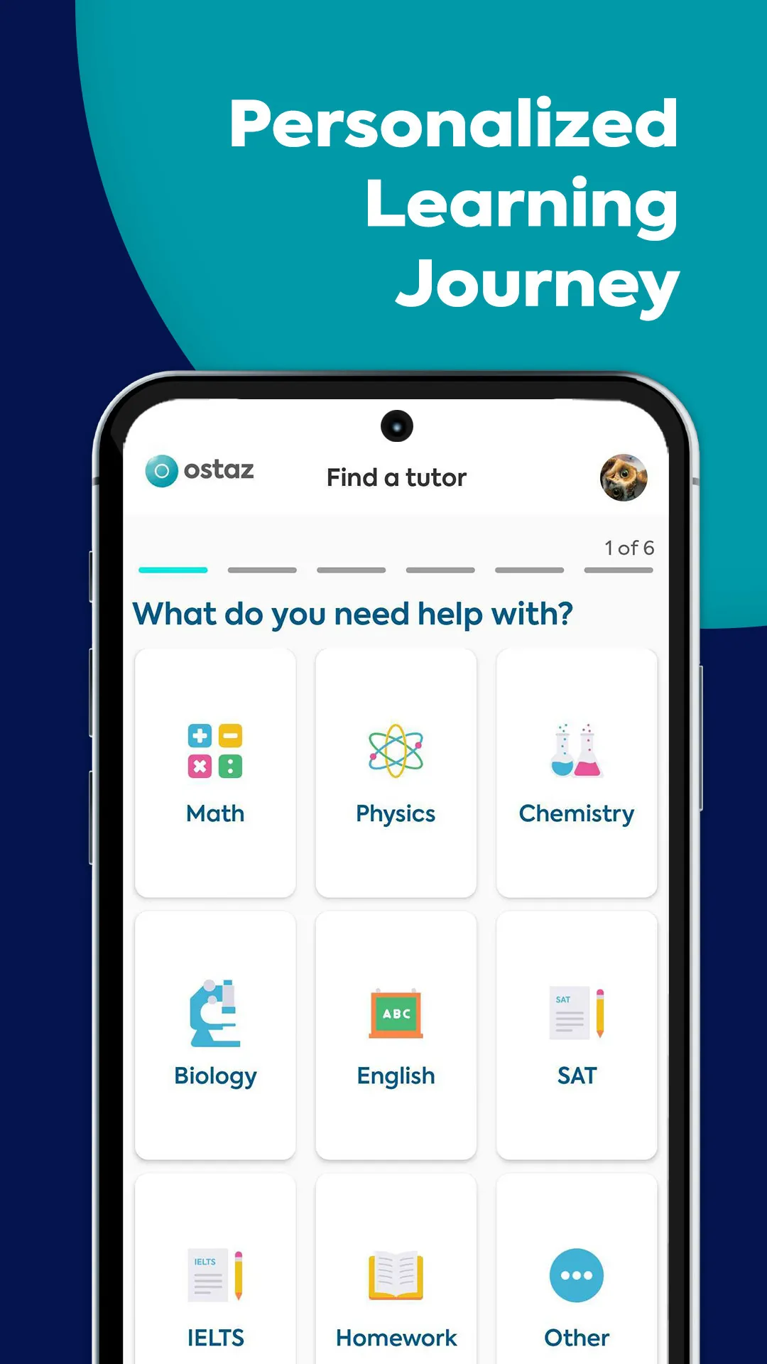 Ostaz: Request a tutor | Indus Appstore | Screenshot