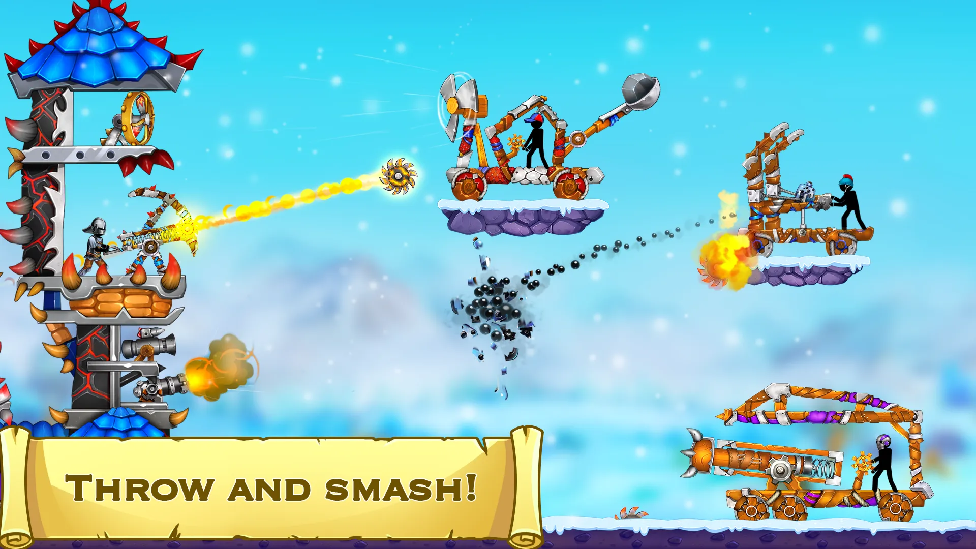 The Catapult 2 : bone masters | Indus Appstore | Screenshot