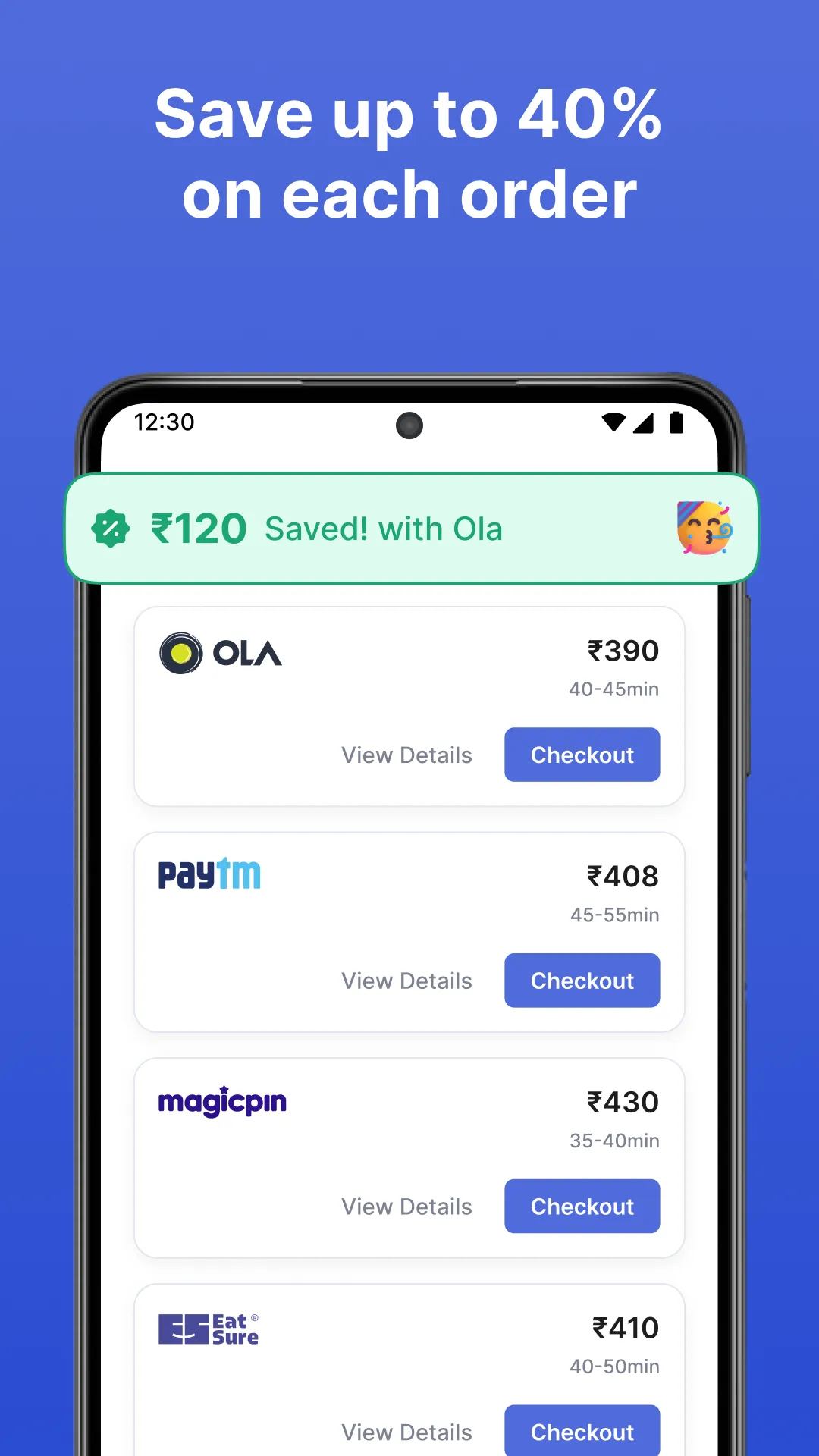 Craveo: Compare Food Delivery | Indus Appstore | Screenshot