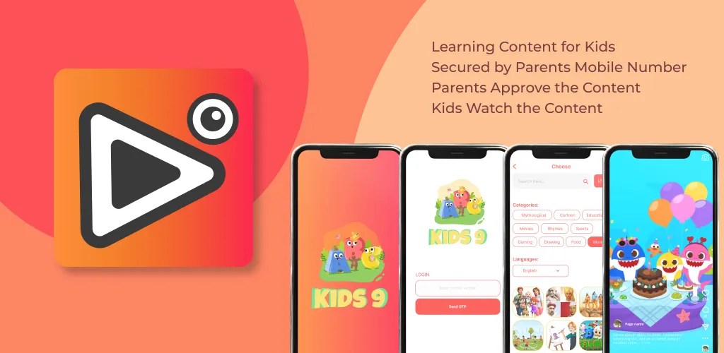 KidsNine Parent approved vids | Indus Appstore | Screenshot