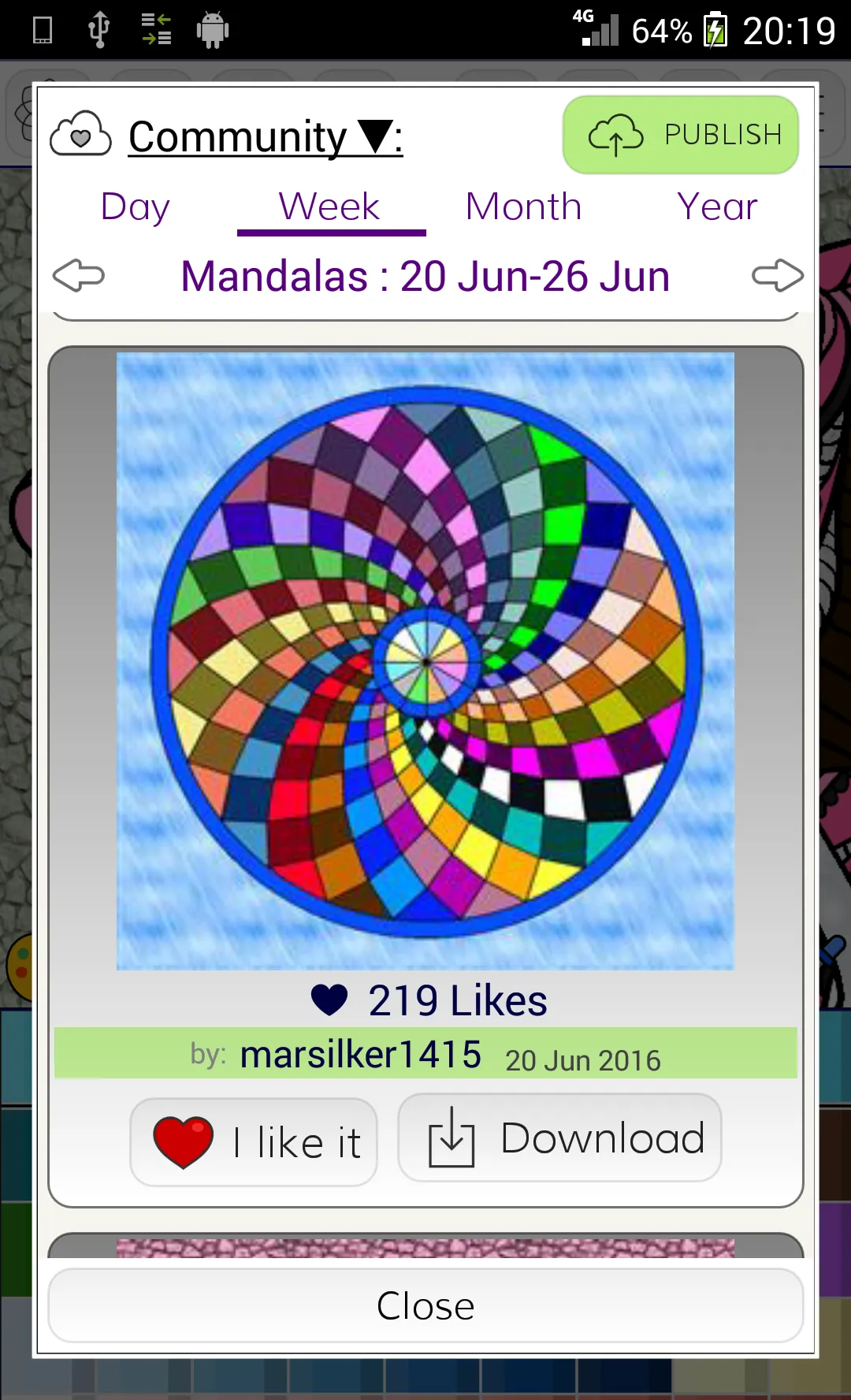 Mandalas coloring pages (+200) | Indus Appstore | Screenshot